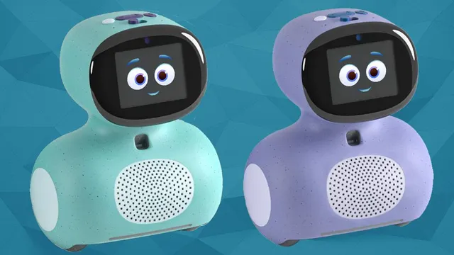 Miko Mini AI Robot with educational interface screen