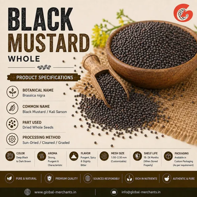 Black Mustard Seeds - Premium Quality