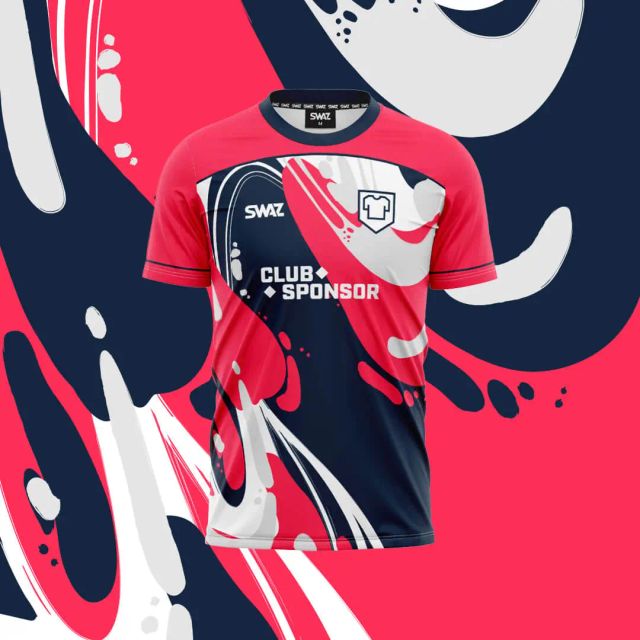 Adult custom football shirt in solid colors