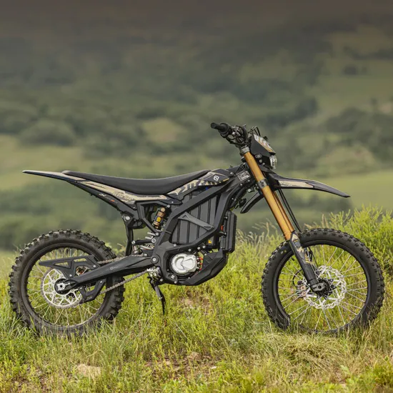 Surron Electric Motorcycle Riding on Trail
