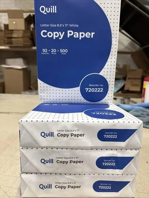 Close-up of Copy Paper Texture