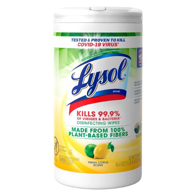 Lysol Dual Action Disinfectant Wipe - Multi-Surface Use