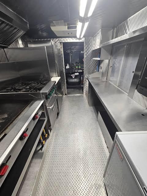Cooking Area Inside Food Truck