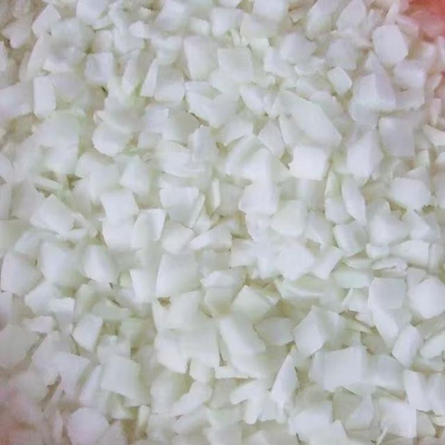 Freshly Processed Onion Pieces