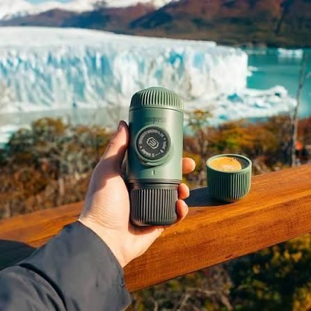 Wacaco Nanopresso Portable Espresso Maker - angled view