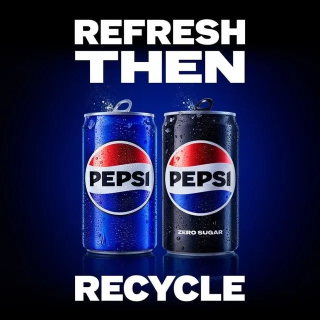 Close-up of Pepsi Soda 12 oz Can