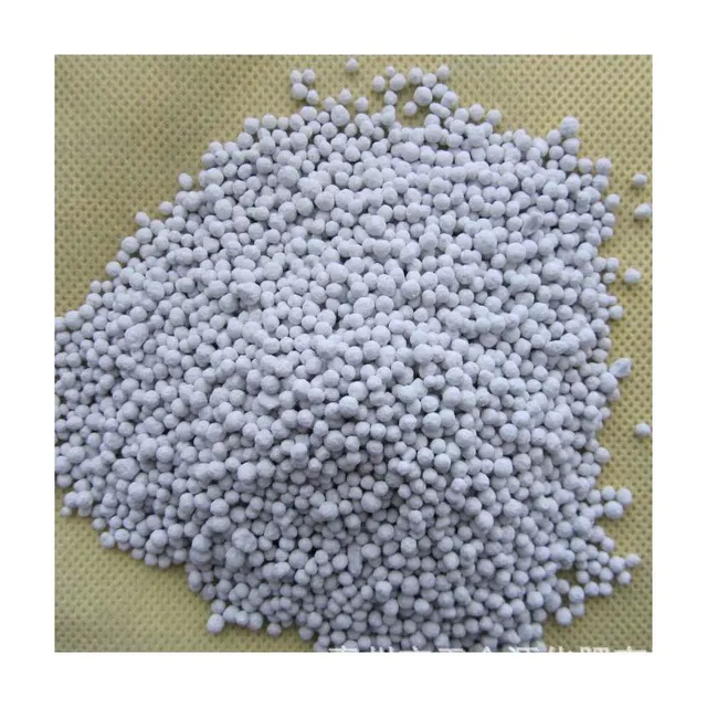 MAP 33 granular fertilizer close-up