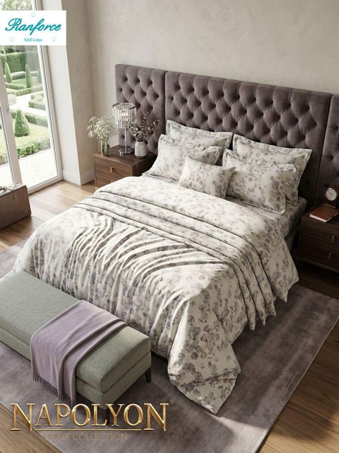 Ranforce Cotton Bed Sheet - Elegant Design
