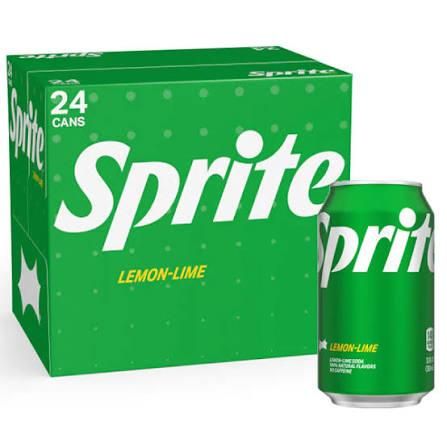 Close-up of Sprite Classic Soda 16 oz can