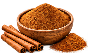 Cinnamon Powder Jar Side View