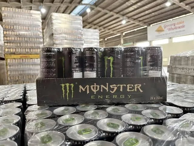 Monster Energy Drink Can Side View