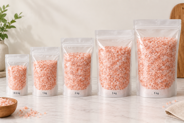 Packaged Himalayan Pink Rock Salt