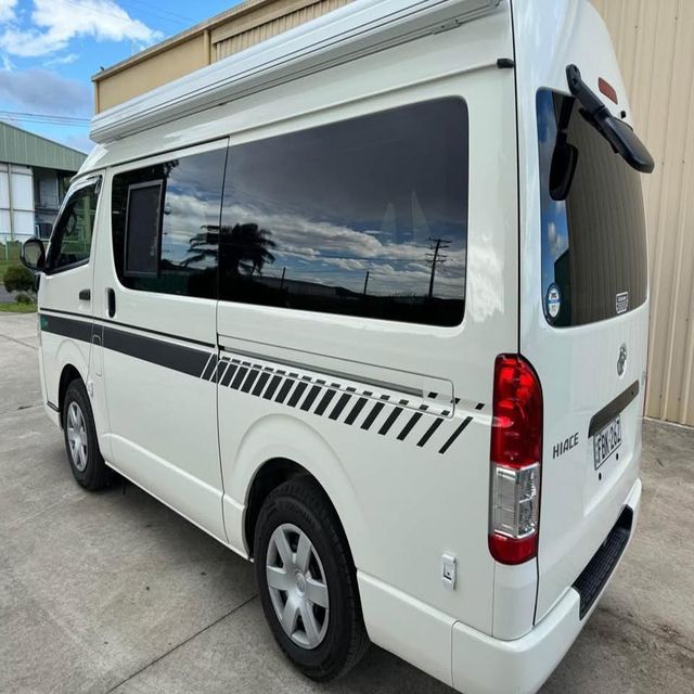 Efficient 2022 Hiace Van Exterior View