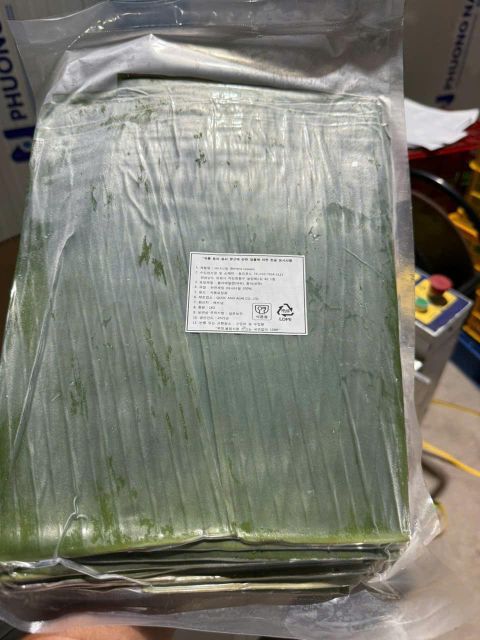 Frozen Banana Leaves