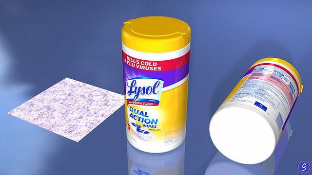 Lysol Dual Action Disinfecting Wipes - Citrus Scented