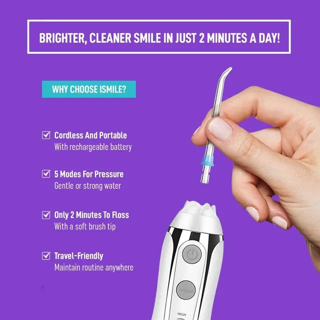 IVISMILE Water Flosser - Closeup