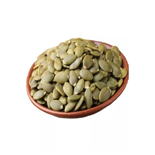 Freshly Harvested Green Pumpkin Seeds