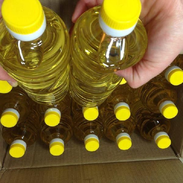 Sunflower Oil in Clear Jar