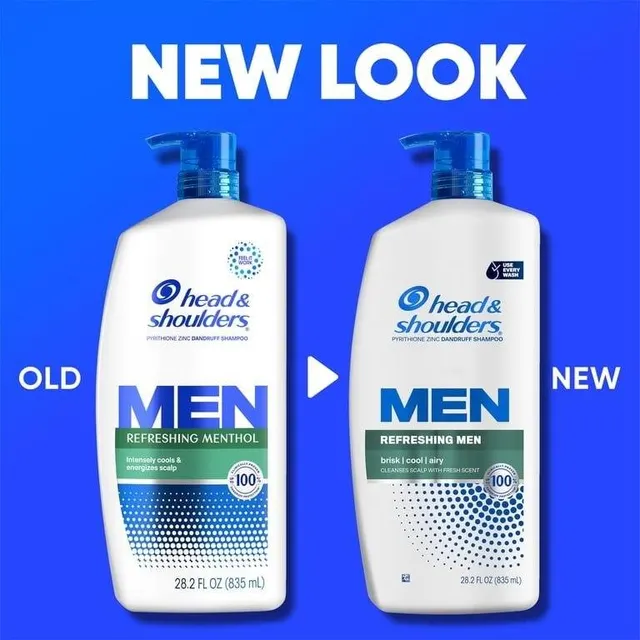 Head & Shoulders Men's Shampoo side view