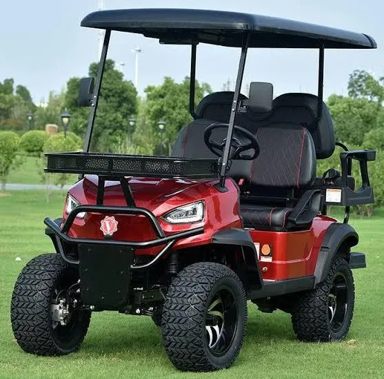 Professional Factory 6 Seater Electric Golf Cart Front View