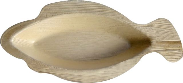 Fish Shaped Areca Plate