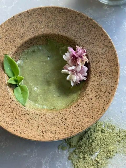 Neem Powder in Use